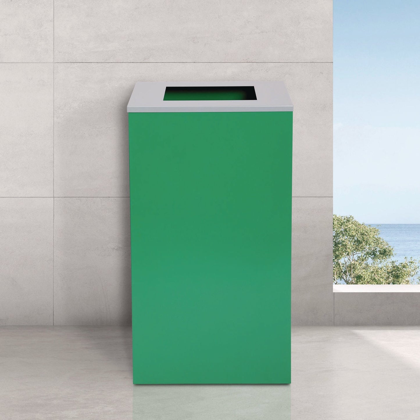alpine-industries-29-gallon-trash-recycling-cans-steel-green-can-with-square-lid-alh4450kitgrns_6