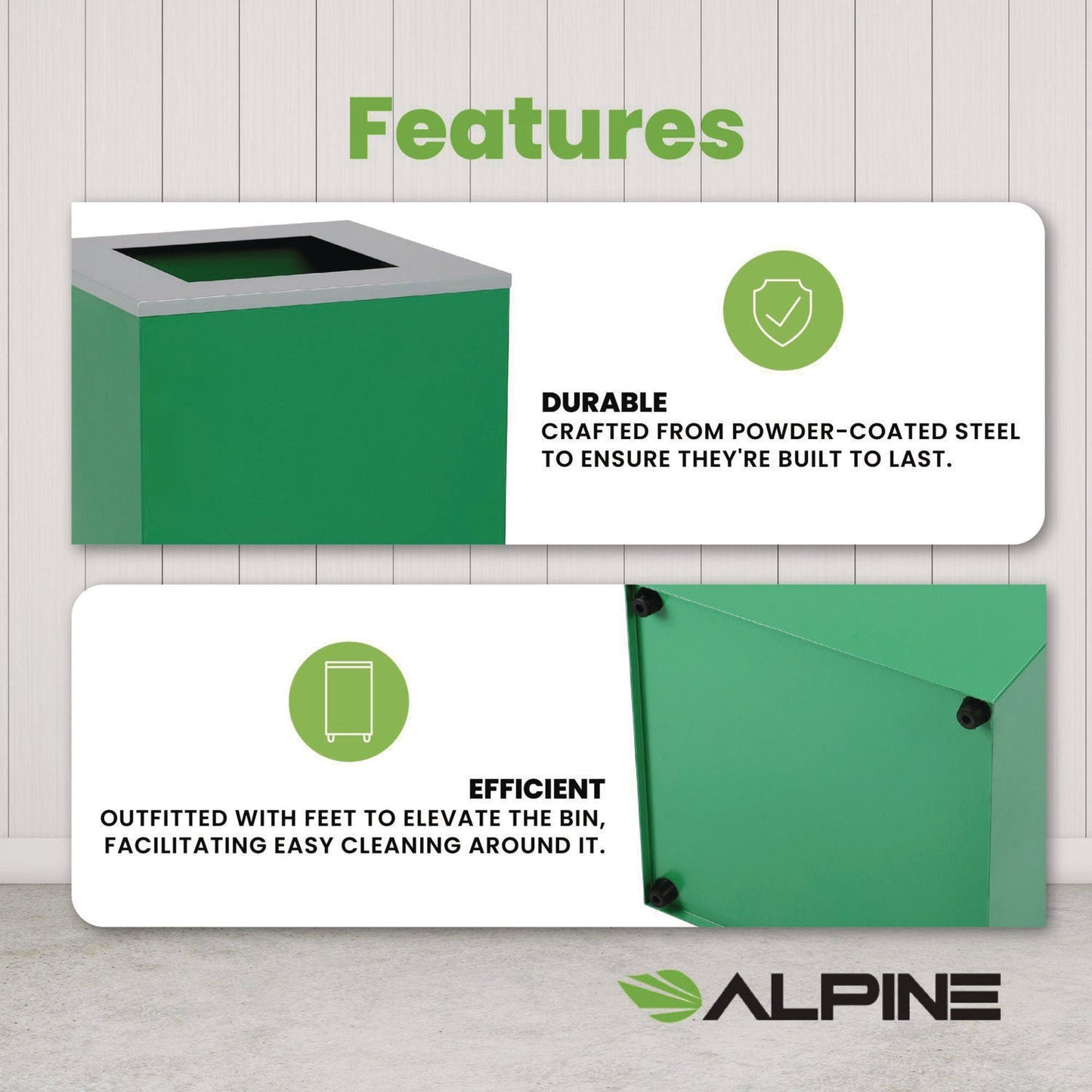 alpine-industries-29-gallon-trash-recycling-cans-steel-green-can-with-square-lid-alh4450kitgrns_8