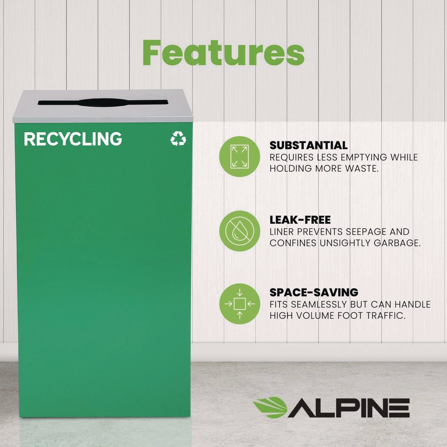 alpine-industries-29-gallon-trash-recycling-cans-steel-green-recycling-can-with-mixed-lid-alh4450kitgrnmr_7
