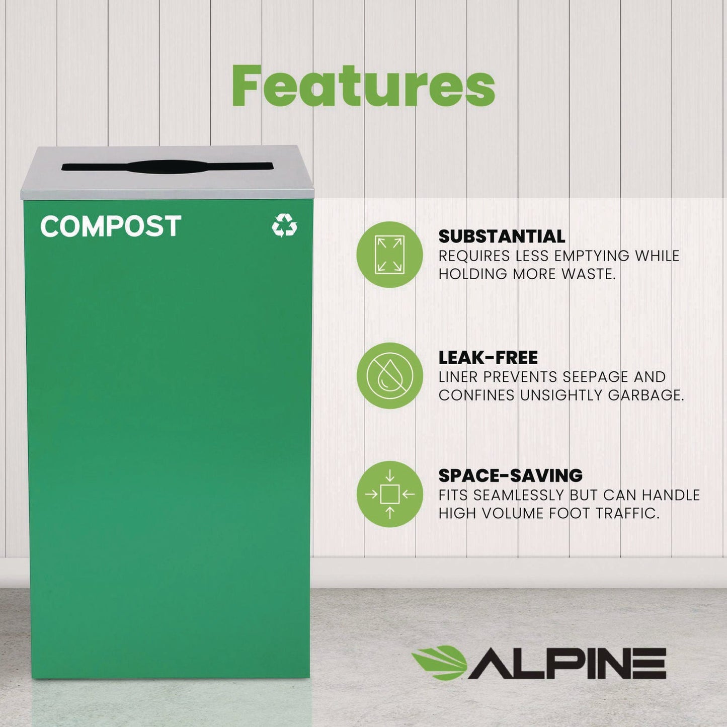 alpine-industries-29-gallon-trash-recycling-cans-steel-green-compost-can-with-mixed-lid-alh4450kitgrnmc_8