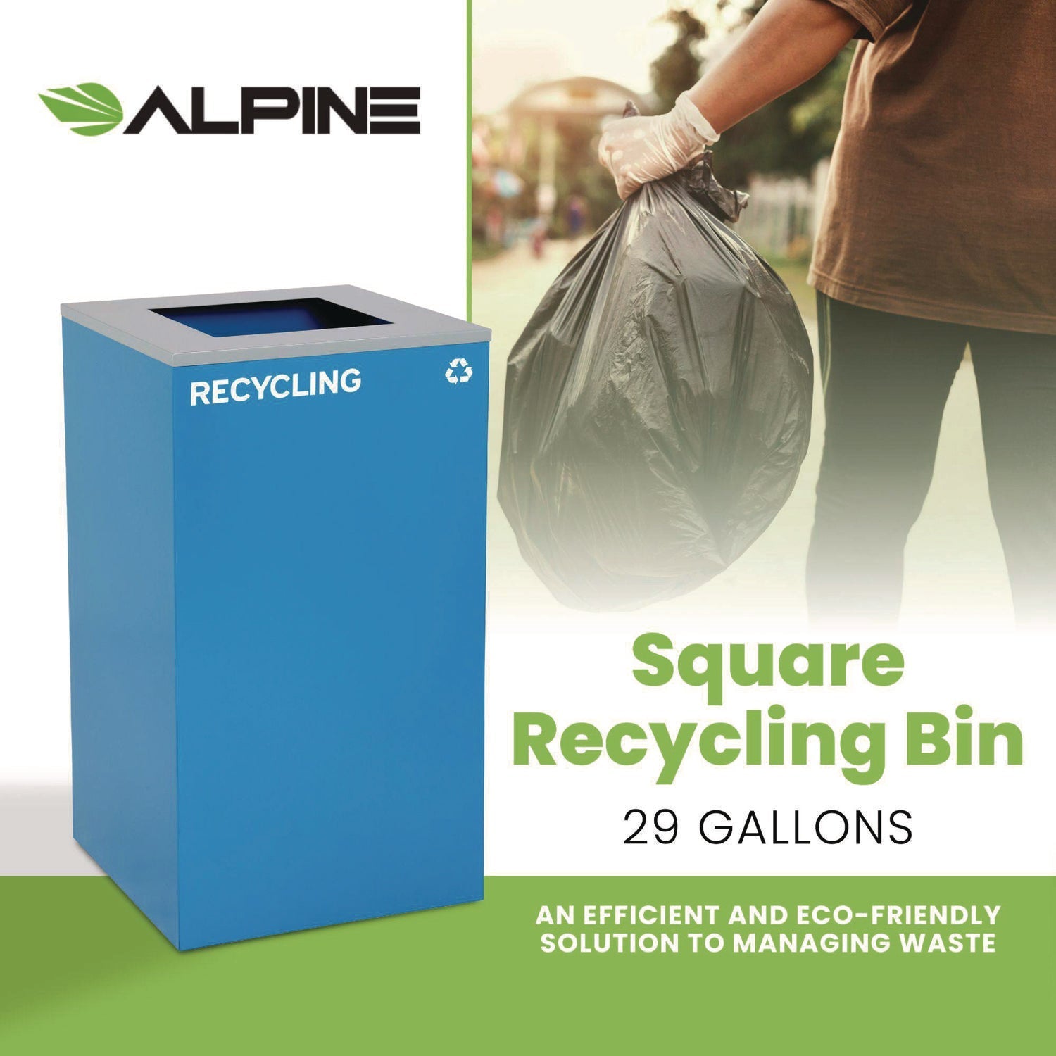 alpine-industries-29-gallon-trash-recycling-cans-steel-blue-recycling-can-with-square-lid-alh4450kitblusr_10