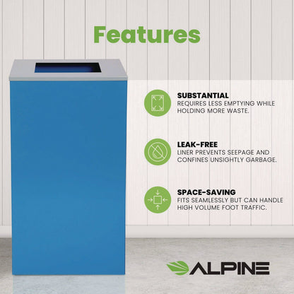 alpine-industries-29-gallon-trash-recycling-cans-steel-blue-can-with-square-lid-alh4450kitblus_7