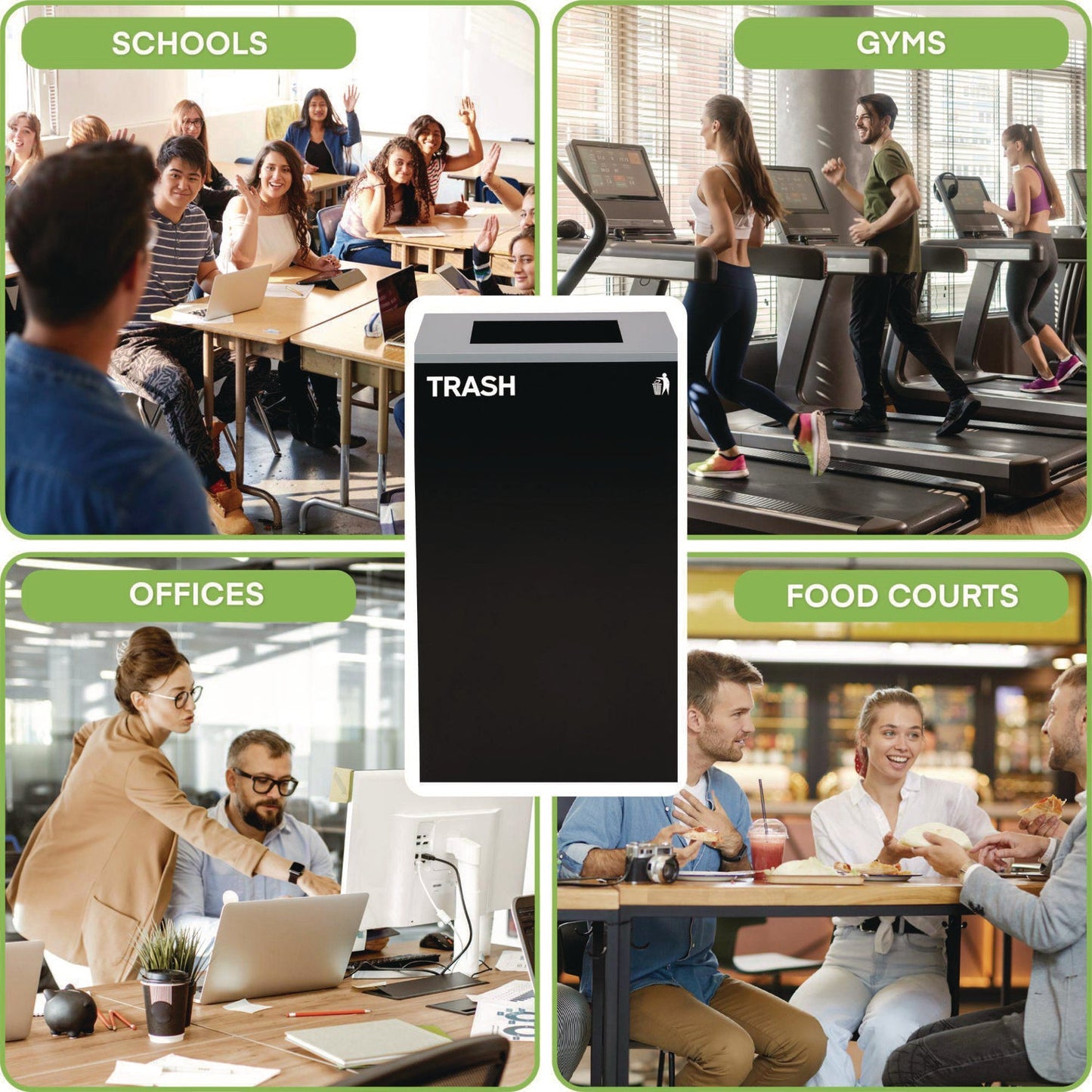 alpine-industries-29-gallon-trash-recycling-cans-steel-black-trash-can-with-square-lid-alh4450kitblkst_9