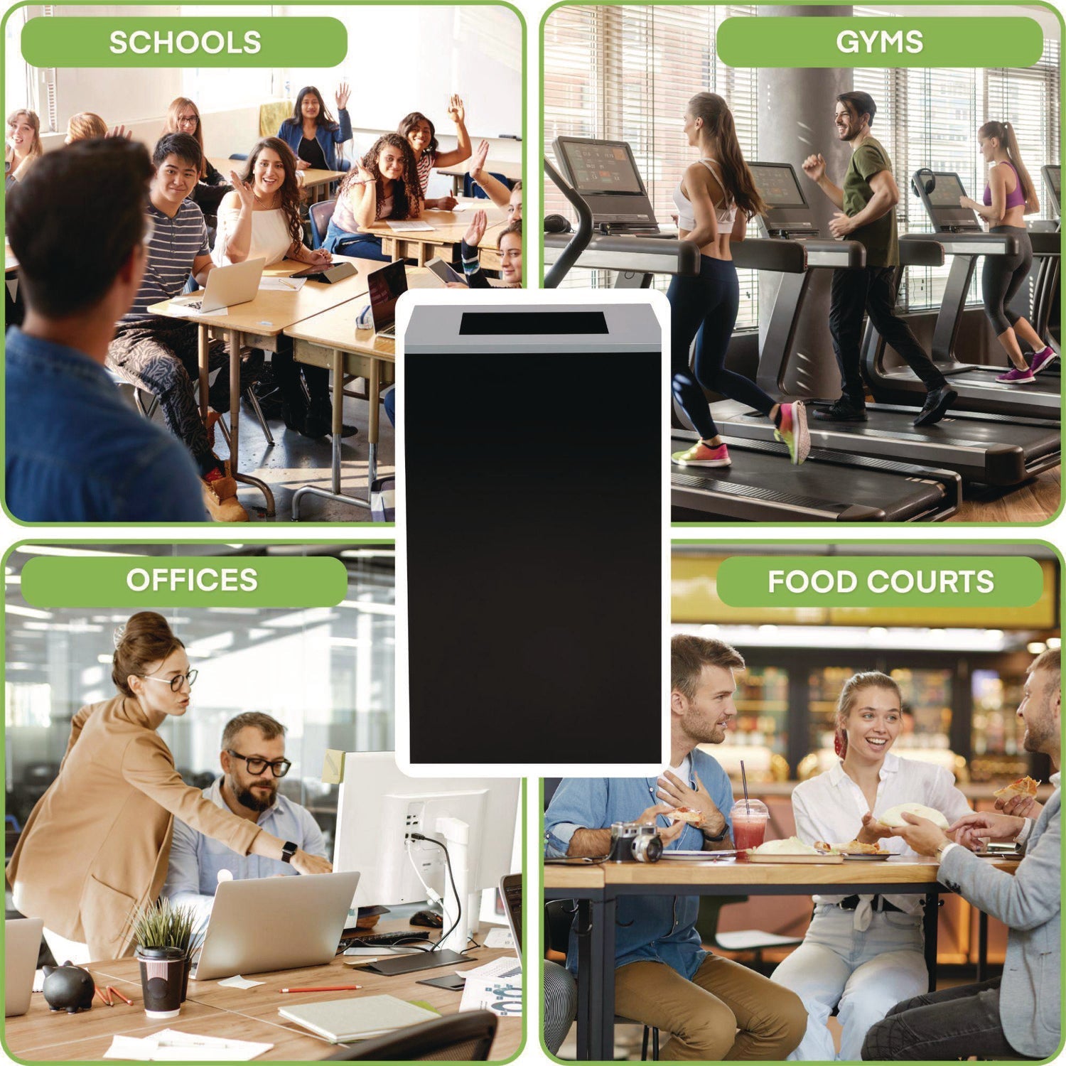 alpine-industries-29-gallon-trash-recycling-cans-steel-black-can-with-square-lid-alh4450kitblks_9