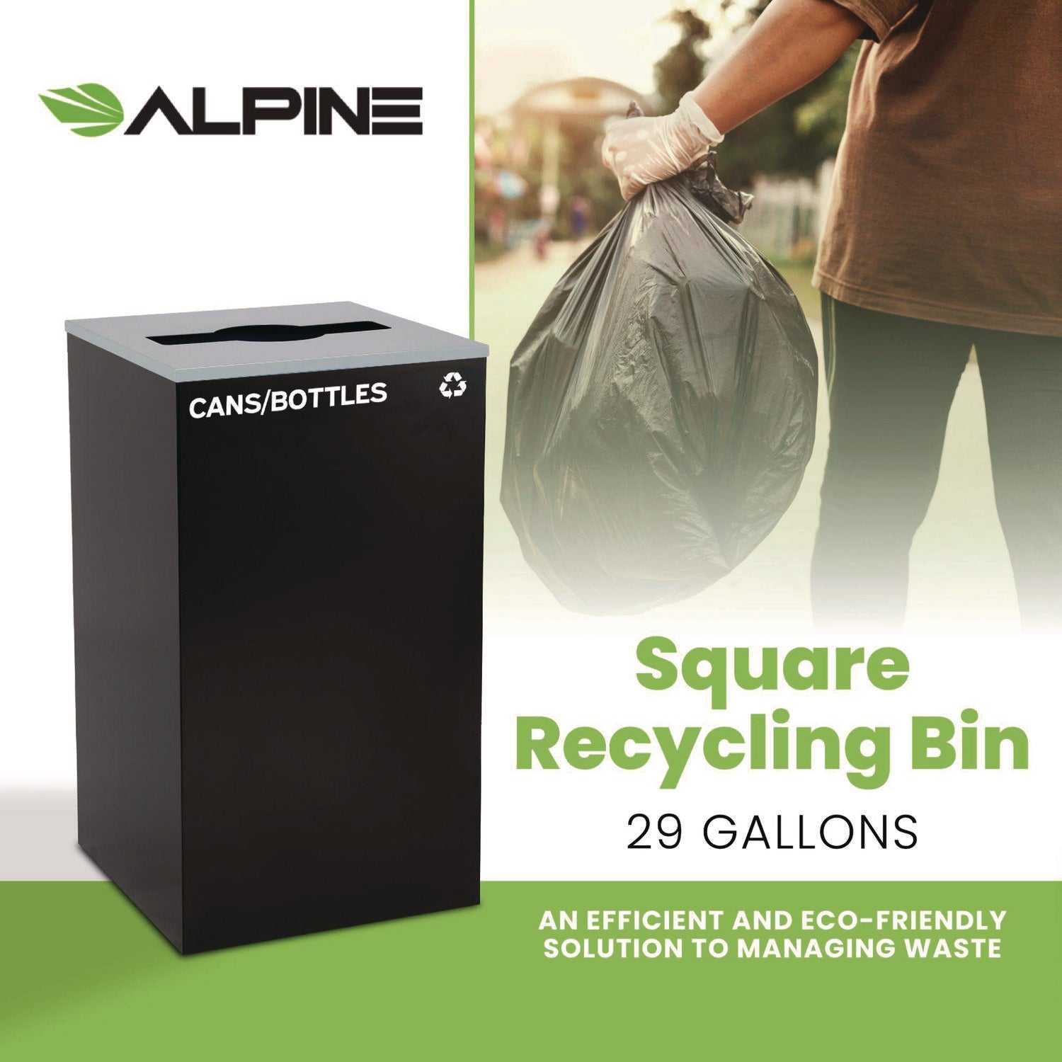 alpine-industries-29-gallon-trash-recycling-cans-steel-black-cans-bottles-recycling-can-with-mixed-lid-alh4450kitblkmc_9