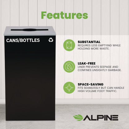 alpine-industries-29-gallon-trash-recycling-cans-steel-black-cans-bottles-recycling-can-with-mixed-lid-alh4450kitblkmc_10