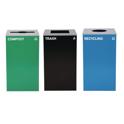 alpine-industries-29-gallon-trash-recycling-cans-steel-blue-recycling-can-w-circle-lid-green-compost-w-mixed-lid-black-trash-w-square-lid-alh4450blkkit36_1