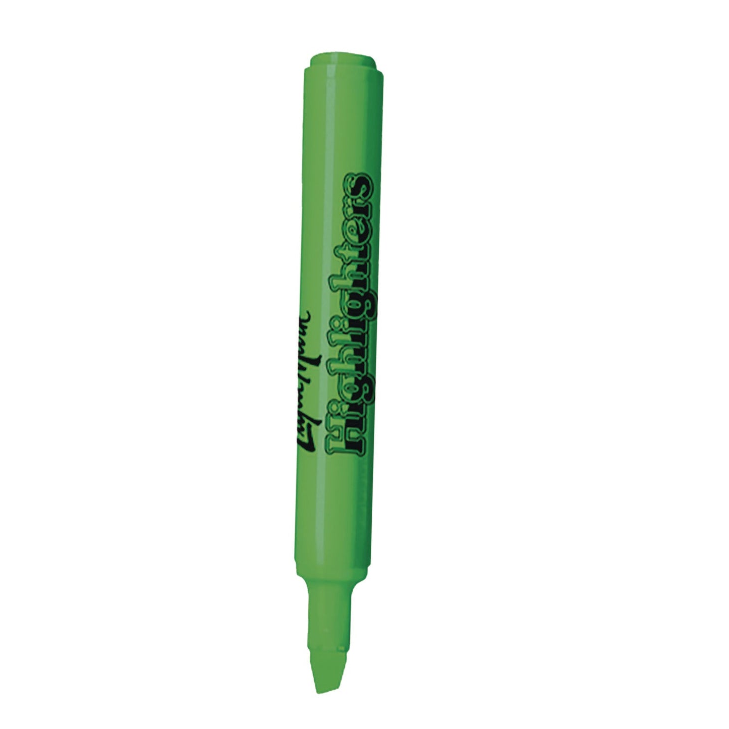 liqui-mark-r-tank-fluorescent-highlighter-green-ink-chisel-tip-green-barrel-dozen-lqm61211_3