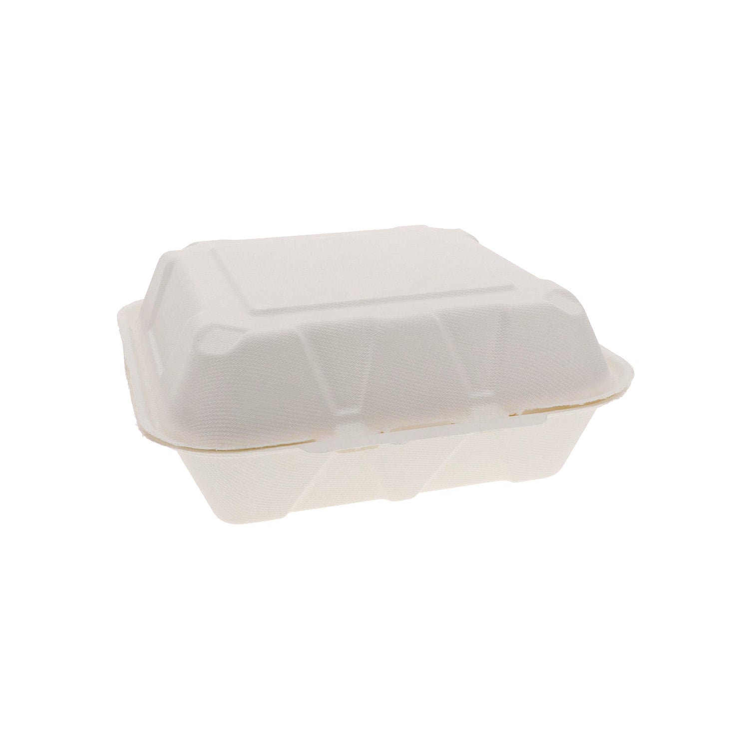 pactiv-evergreen-earthchoice-pfas-free-compostable-hinged-lid-container-9-x-9-x-3-white-sugarcane-150-carton-pctymch0901bb_1