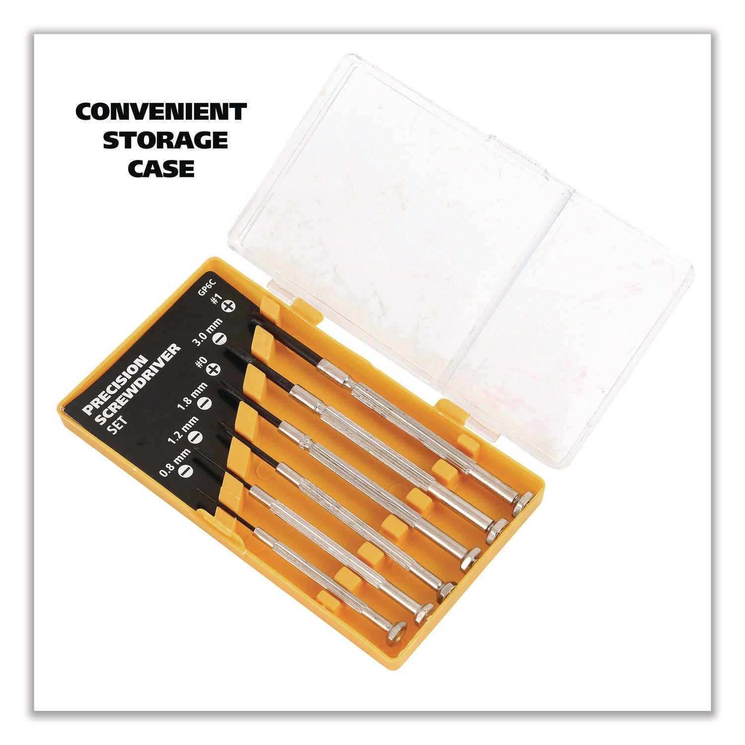 great-neck-r-precision-screwdriver-set-six-piece-phillips-slotted-assorted-lengths-polished-steel-handles-gnsgp6c_5