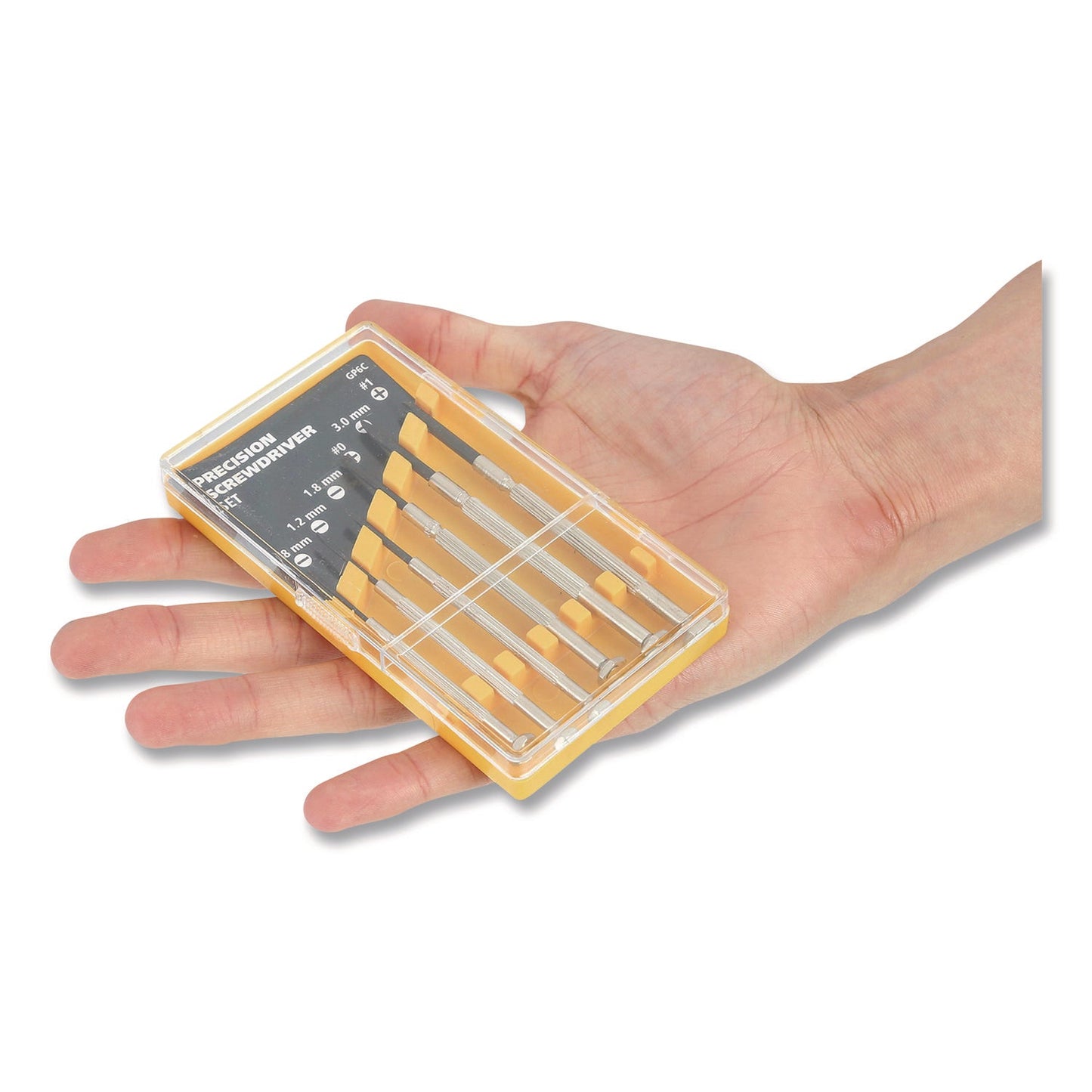 great-neck-r-precision-screwdriver-set-six-piece-phillips-slotted-assorted-lengths-polished-steel-handles-gnsgp6c_6
