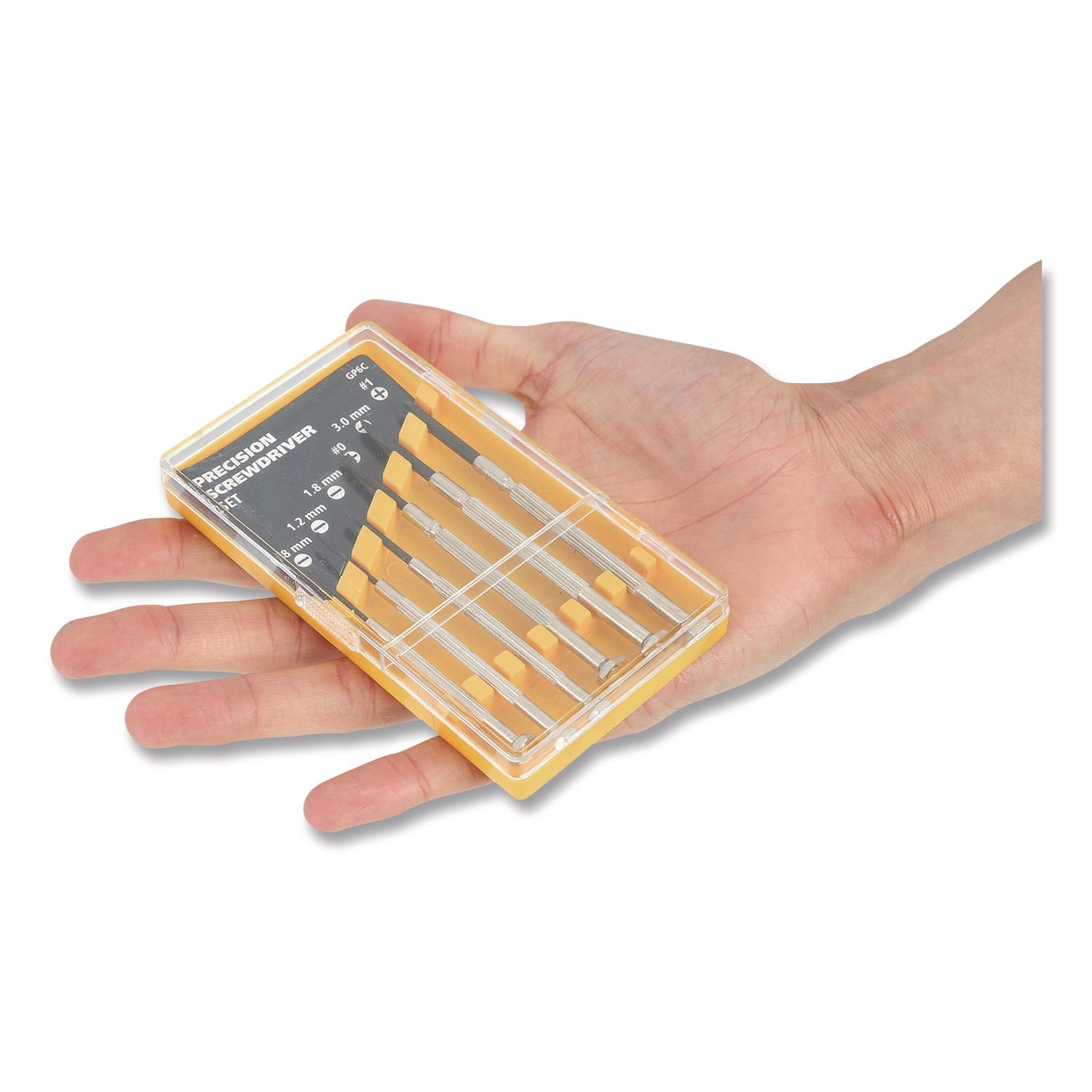 great-neck-r-precision-screwdriver-set-six-piece-phillips-slotted-assorted-lengths-polished-steel-handles-gnsgp6c_6