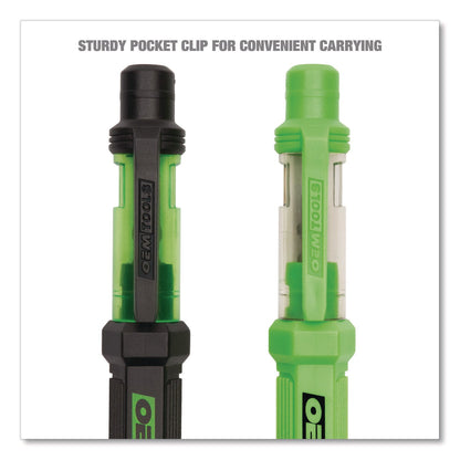 oemtools-r-6-way-pen-style-screw-nut-driver-phillips-slotted-bits-metric-sockets-5-38-long-black-green-green-clear-4-pack-gns22537_7
