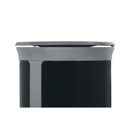 Rubbermaid® Commercial ENHANCE Series Waste Receptacle, 33 gal, Metal, Pearl Gray/Umbra Gray (RCP2172852)