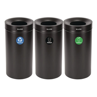 alpine-industries-27-gallon-black-stainless-steel-compost-bin-recycling-can-and-trash-receptacle-alh47527blkrtco_6