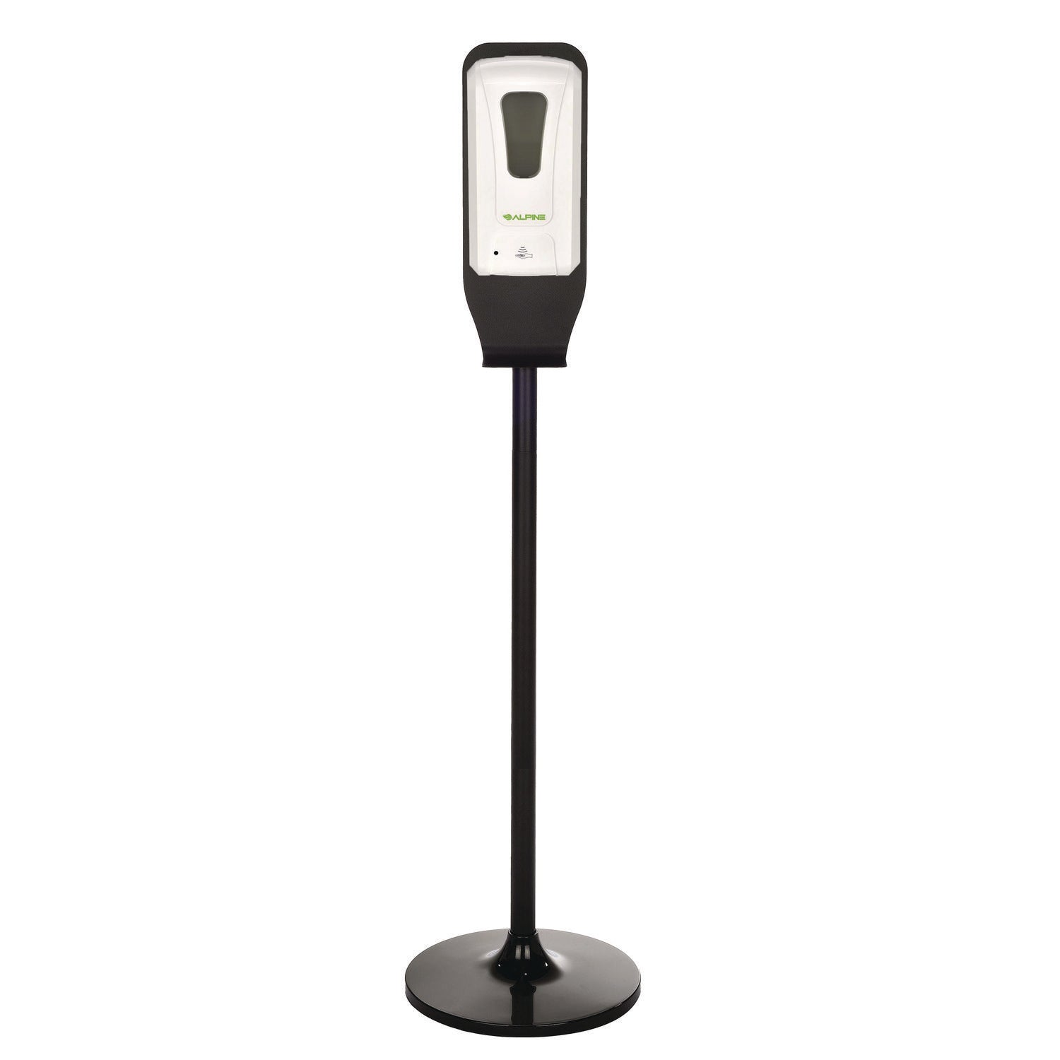 alpine-industries-automatic-foam-hand-sanitizer-soap-dispenser-with-floor-stand-40-oz-4-48-x-6-x-45-white-alhalp430fs_1