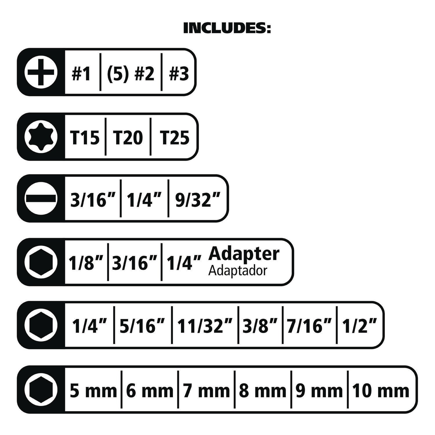 great-neck-r-ratcheting-screw-nut-driver-set-34-piece-hex-phillips-slotted-star-bits-metric-sae-sockets-8-long-yellow-black-handle-gns92018_8