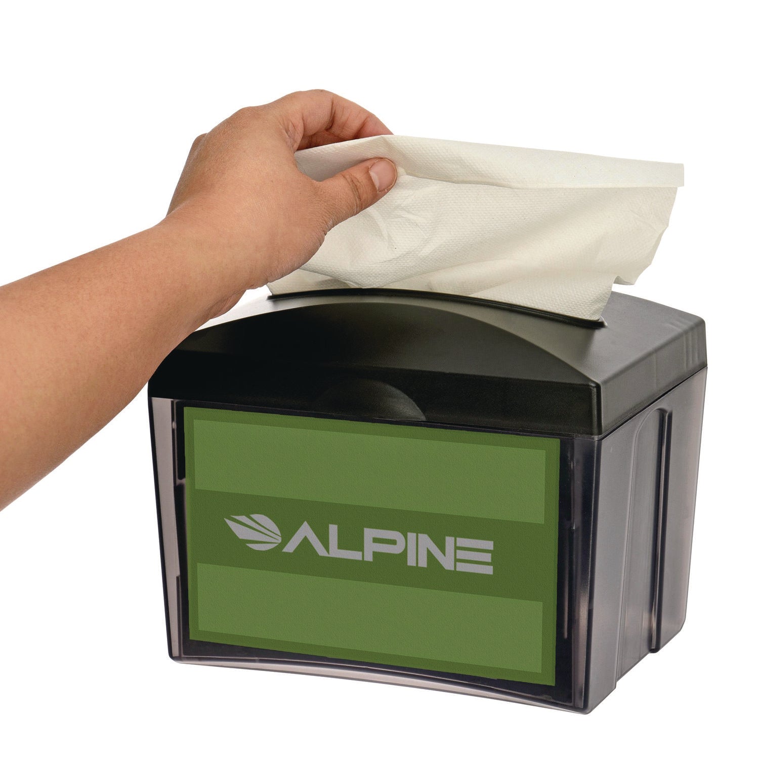 alpine-industries-interfold-table-top-dispenser-napkin-holder-5-9-x-8-x-6-5-black-alhalp4332_8