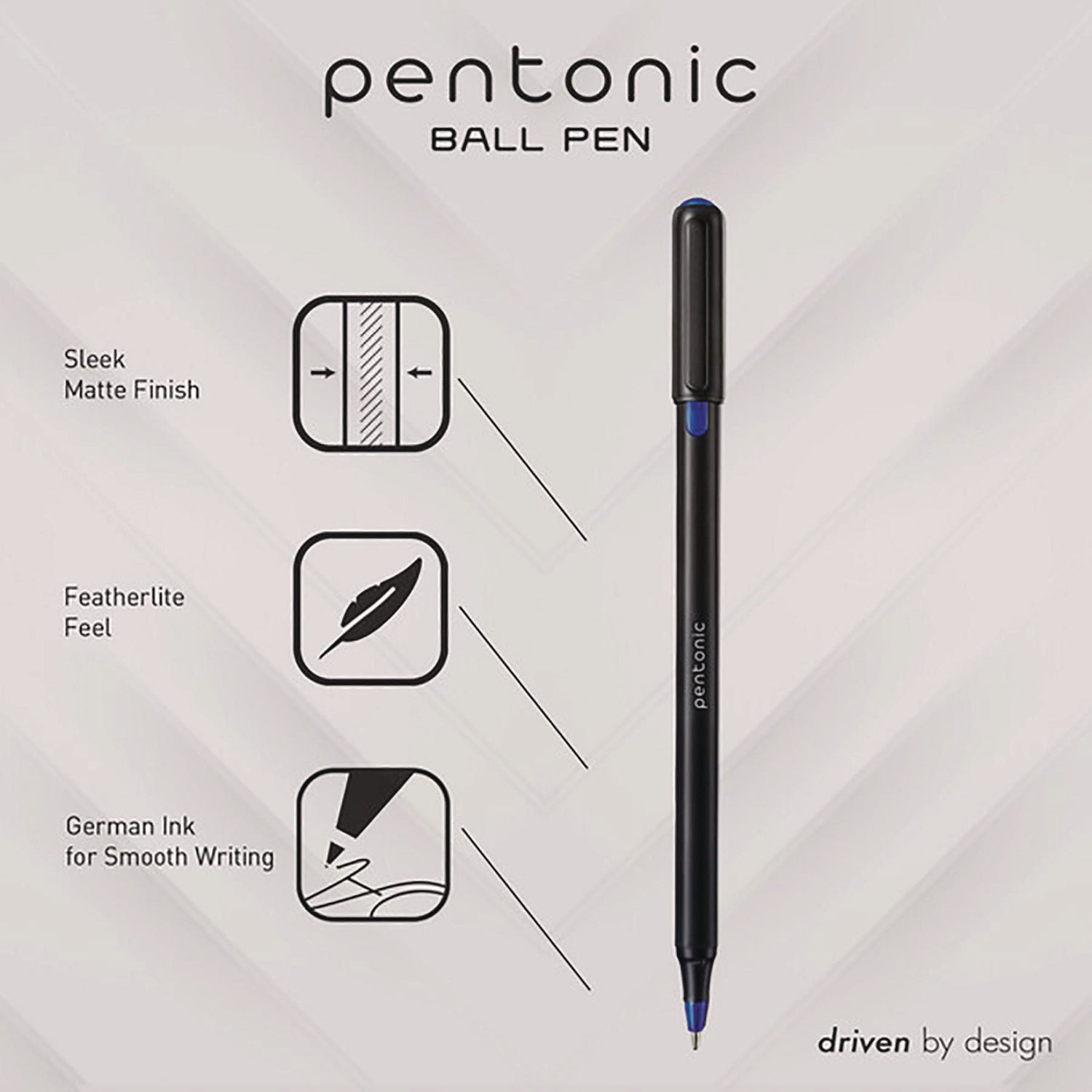 tops-pentonic-fine-point-ballpoint-pens-0-7-mm-assorted-ink-colors-black-barrel-25-pack-pnt12126_2