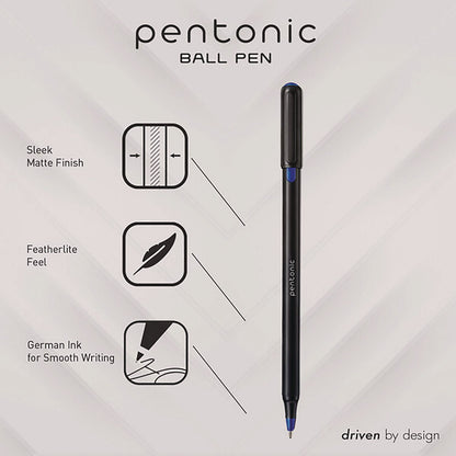 tops-pentonic-fine-point-ballpoint-pens-0-7-mm-assorted-ink-colors-black-barrel-25-pack-pnt12126_2