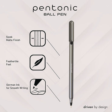 tops-pentonic-medium-point-ballpoint-pen-1-mm-assorted-ink-colors-charcoal-gray-barrel-25-pack-pnt12127_2