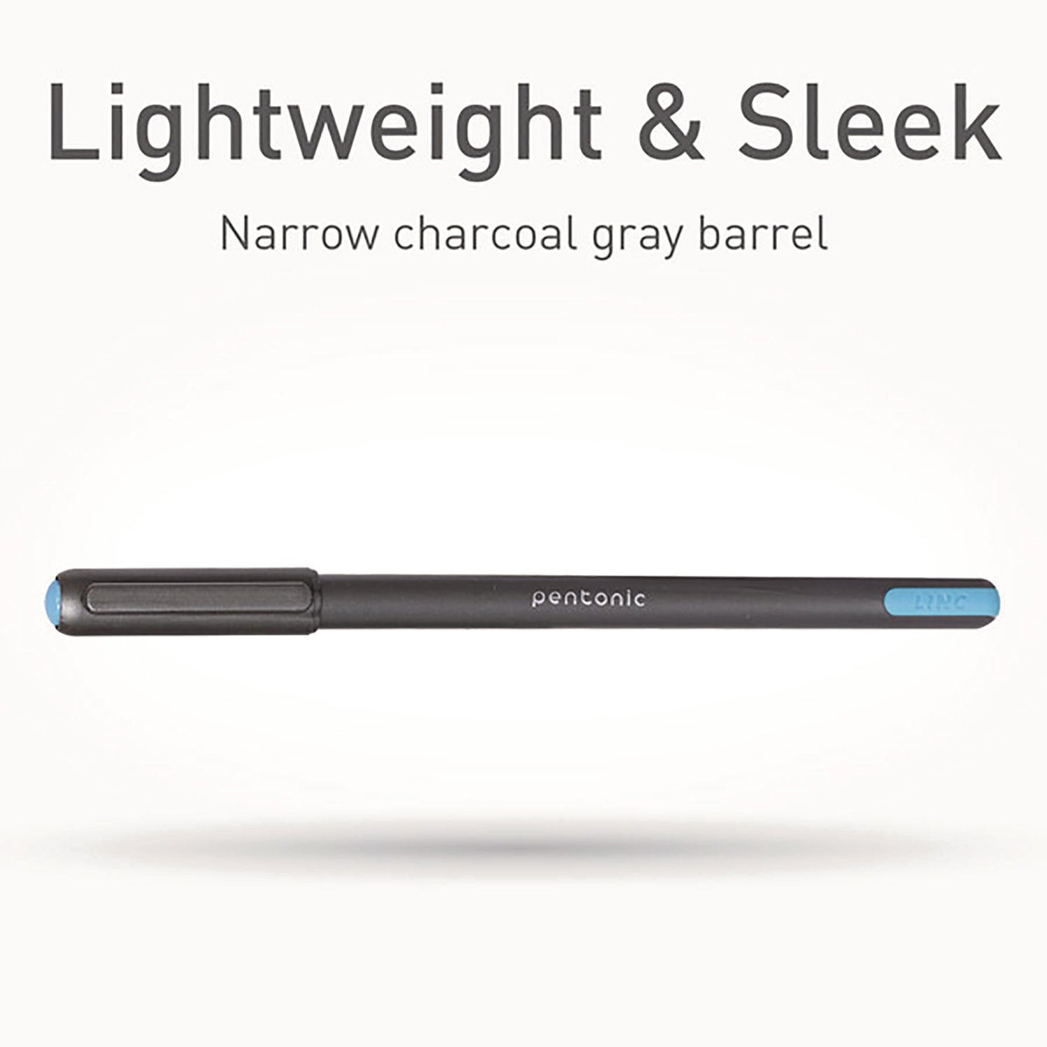 tops-pentonic-medium-point-ballpoint-pen-1-mm-assorted-ink-colors-charcoal-gray-barrel-25-pack-pnt12127_5