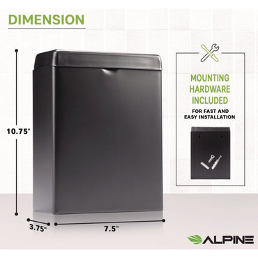 alpine-industries-stainless-steel-wall-mounted-sanitary-napkin-receptacle-black-alhalp451ssbblk_2