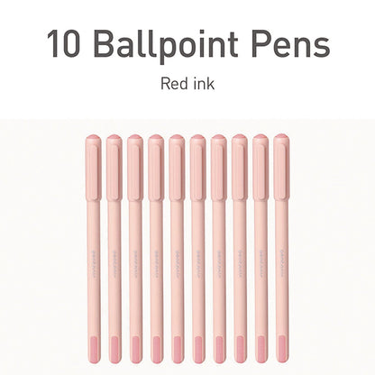 tops-pentonic-frost-pen-stick-fine-0-7-mm-red-ink-pale-pink-barrel-10-pack-pnt13087_4