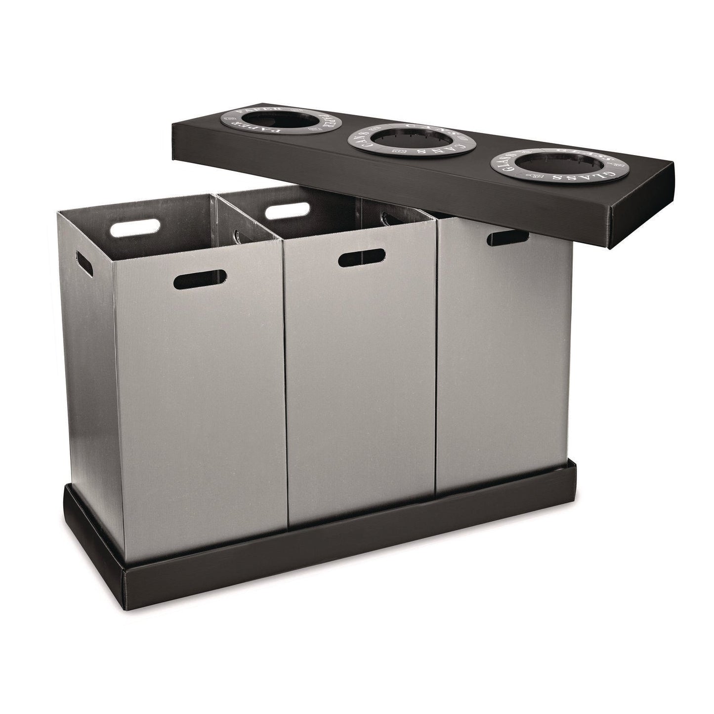alpine-industries-28-gal-indoor-trash-cans-and-recycling-bins-corrugated-polypropylene-gray-3-bin-alhalp47103blk_3