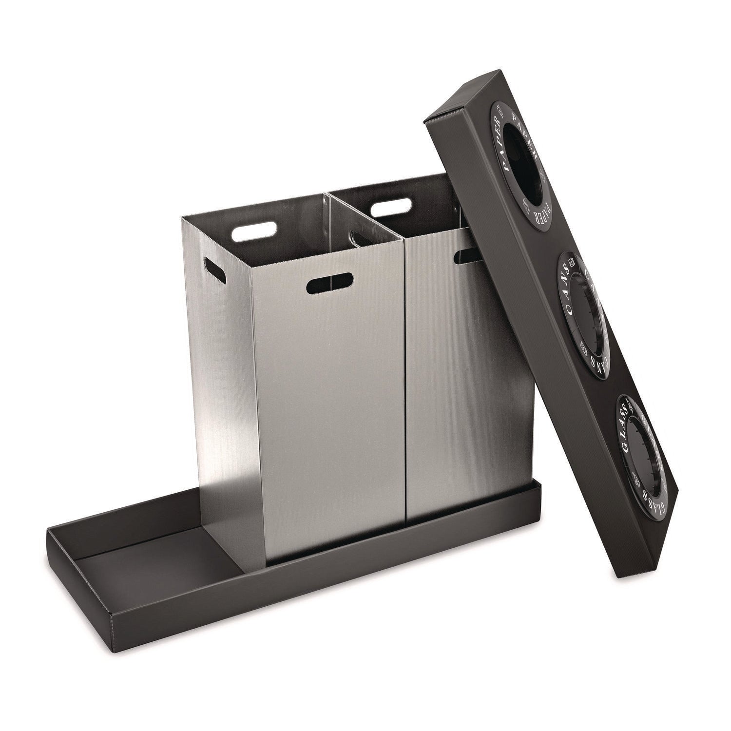 alpine-industries-28-gal-indoor-trash-cans-and-recycling-bins-corrugated-polypropylene-gray-3-bin-alhalp47103blk_4