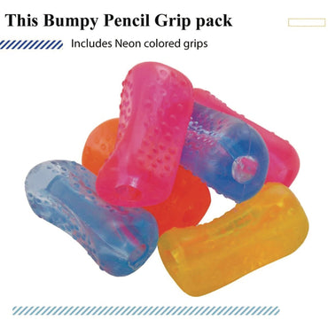 tpg-creations-bumpy-pencil-grip-0-6-long-assorted-neon-colors-72-carton-tpg12072_2