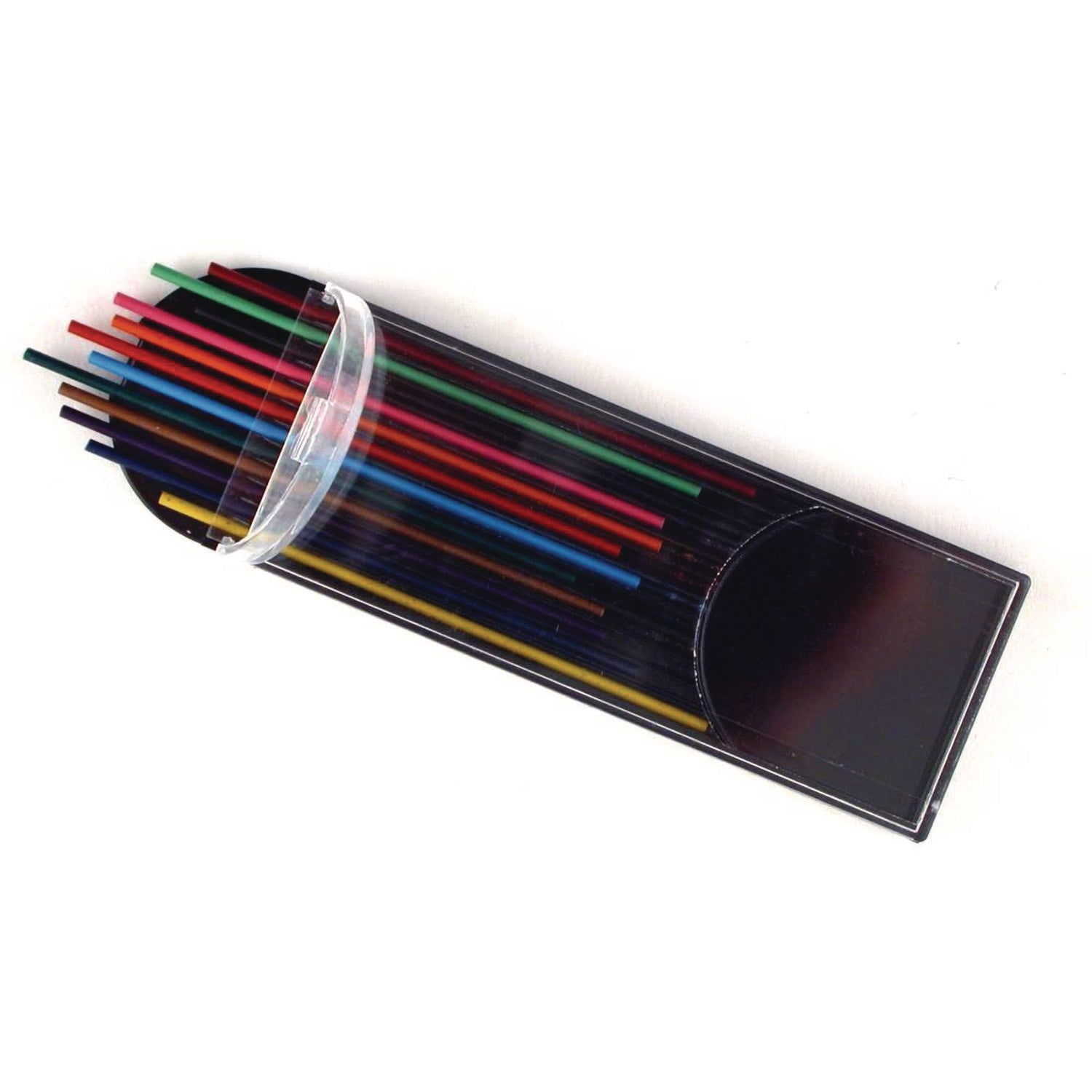 tpg-creations-mechanical-color-pencil-set-2-mm-12-assorted-lead-refills-gray-barrel-72-carton-tpg33072_3