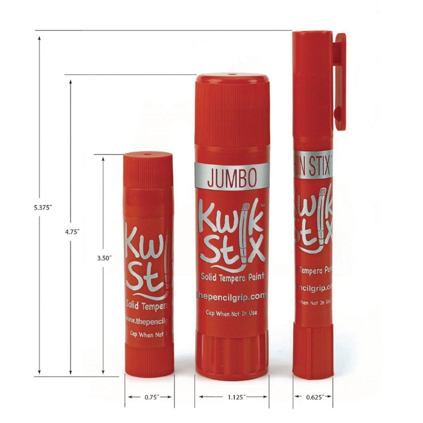 tpg-creations-kwik-stix-tempera-paint-set-0-7-x-3-5-assorted-6-sticks-pack-24-packs-carton-tpg60124_3