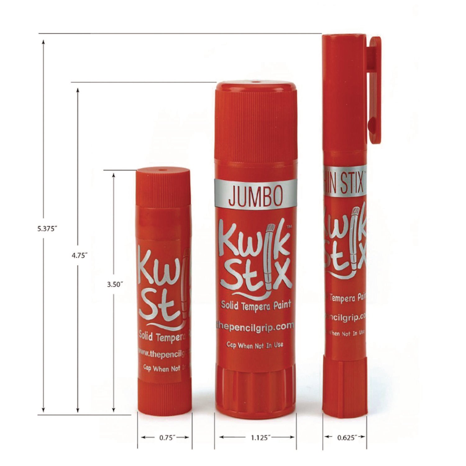 tpg-creations-kwik-stix-tempera-paint-set-0-7-x-3-5-assorted-6-sticks-pack-24-packs-carton-tpg60124_3