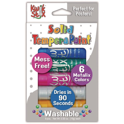 tpg-creations-kwik-stix-tempera-paint-set-6-assorted-metallic-colors-6-set-24-sets-carton-tpg61324_2