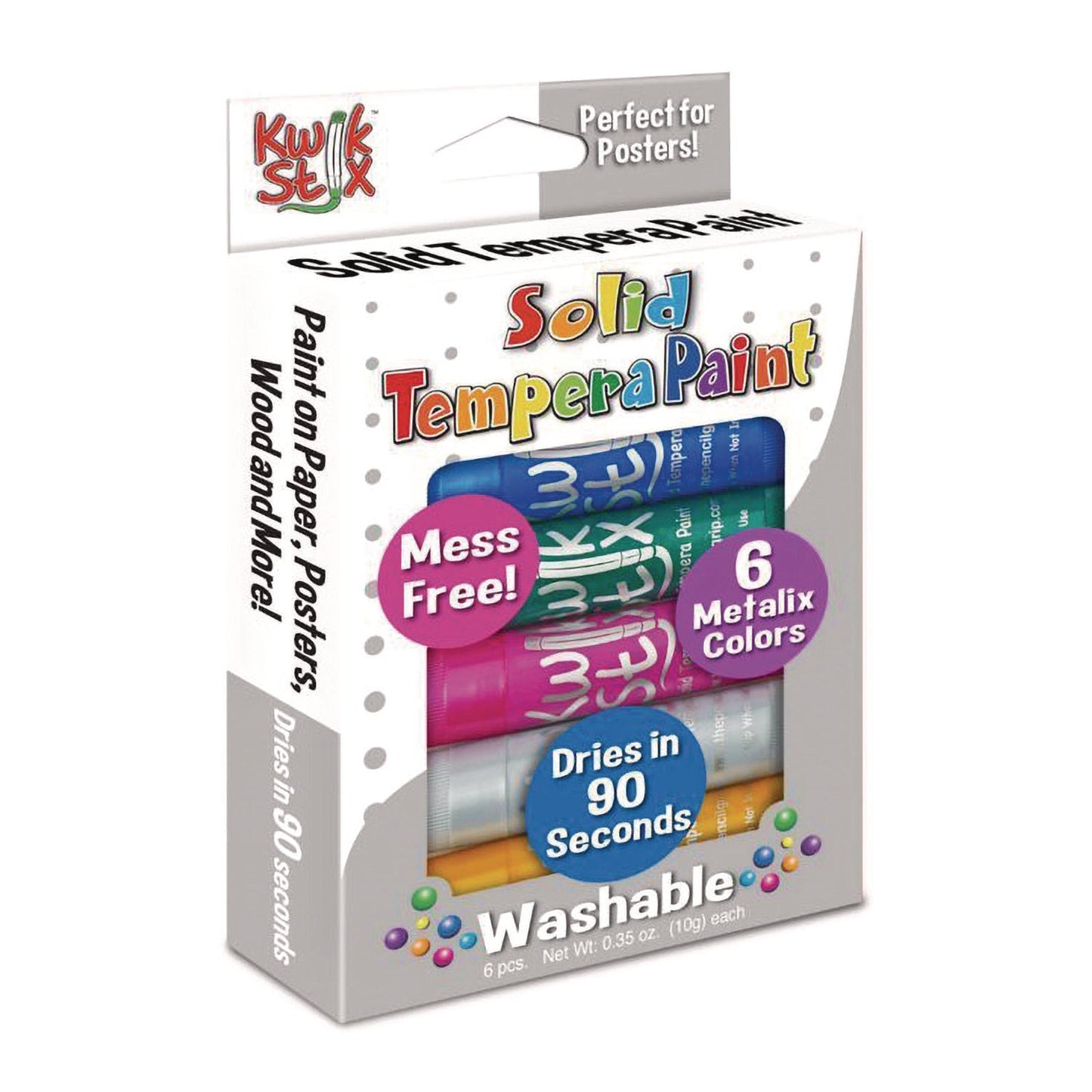 tpg-creations-kwik-stix-tempera-paint-set-6-assorted-metallic-colors-6-set-24-sets-carton-tpg61324_6