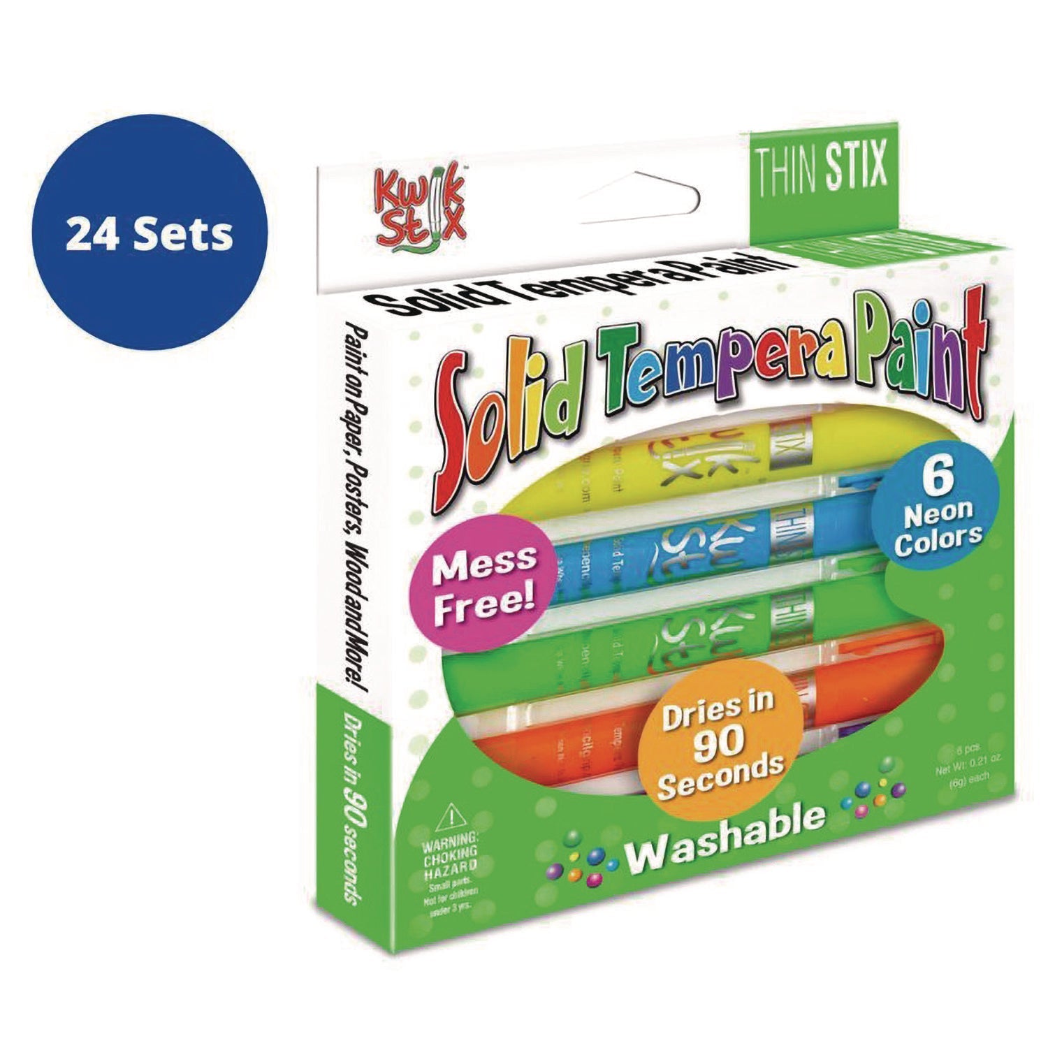 tpg-creations-thin-stix-tempera-paint-set-6-assorted-neon-colors-6-set-24-sets-carton-tpg61624_6