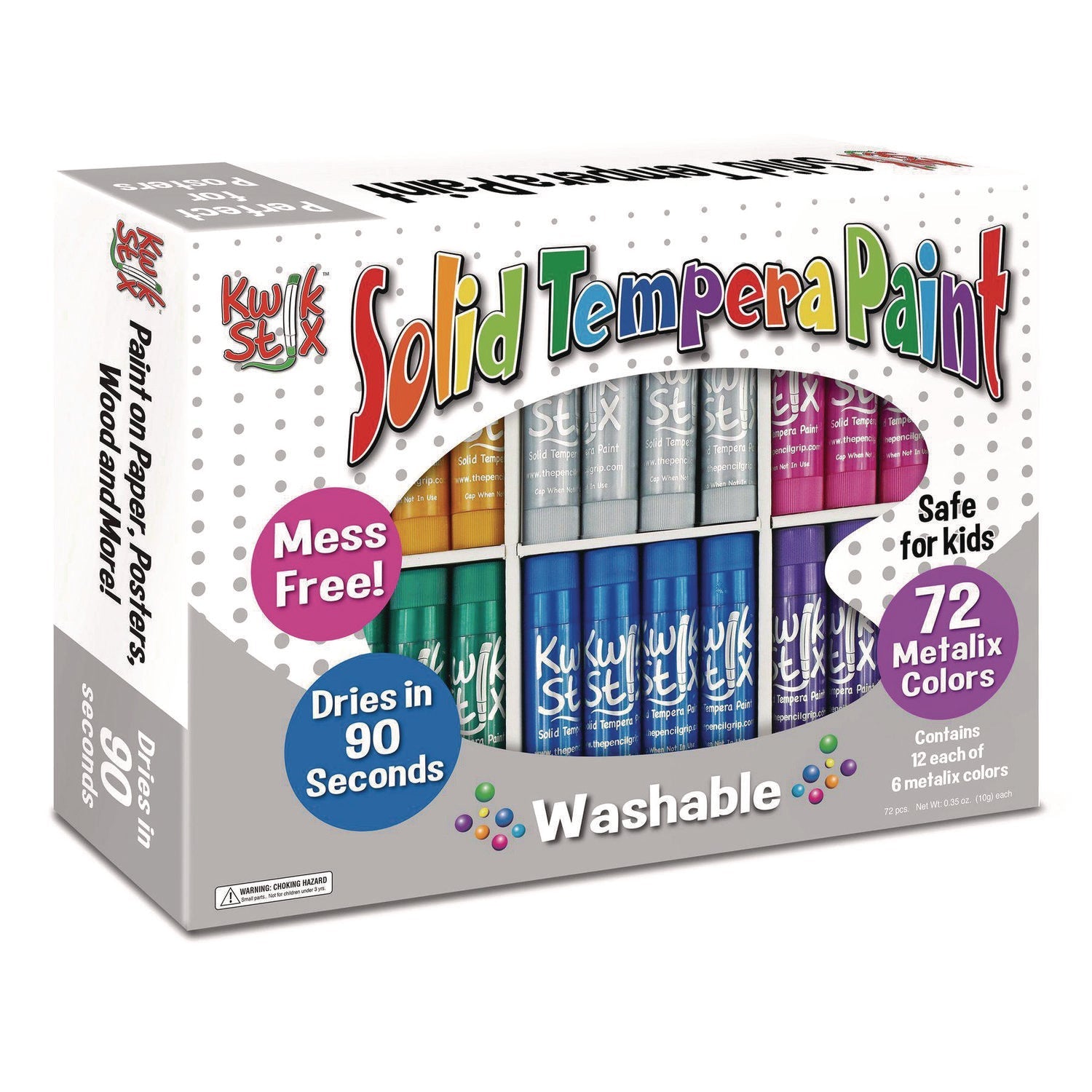 tpg-creations-kwik-stick-tempera-paint-3-5-assorted-metallic-colors-72-pack-3-packs-carton-tpg62903_1