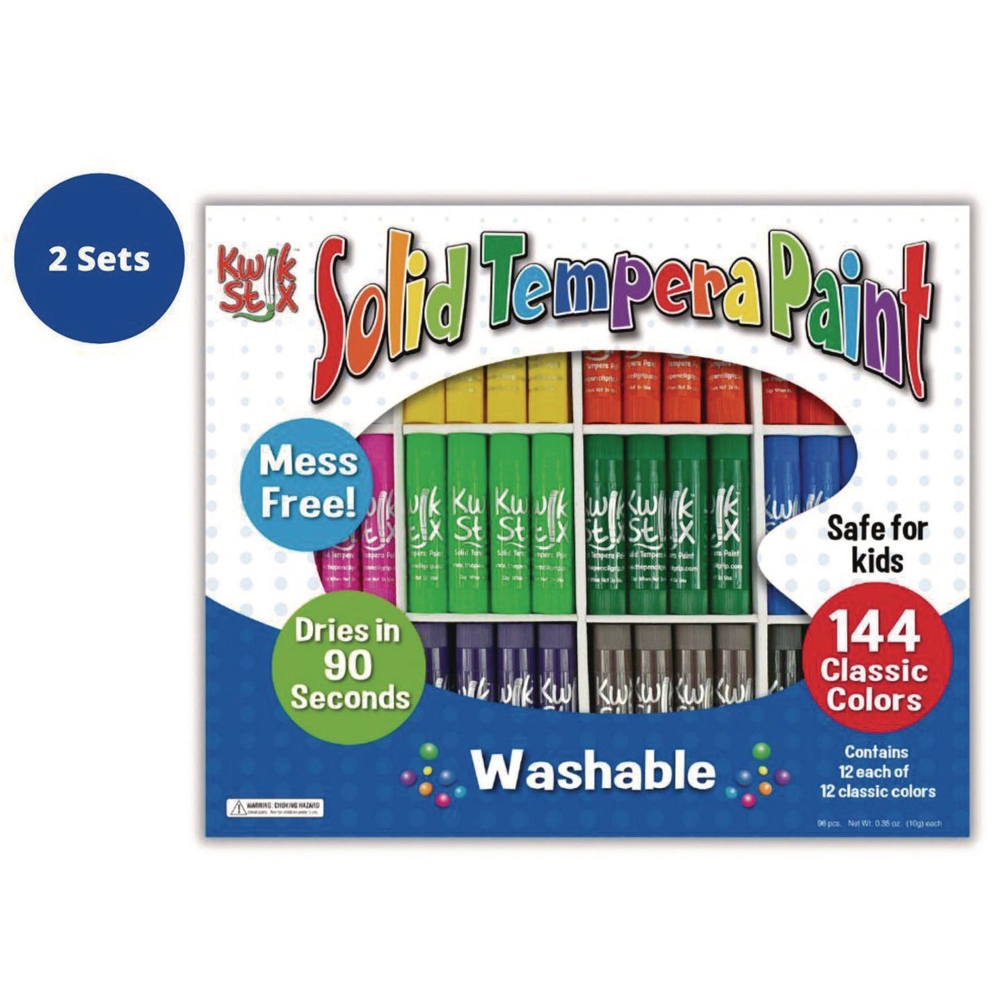 tpg-creations-kwik-stix-tempera-paint-set-12-assorted-classic-colors-144-pack-2-packs-carton-tpg64402_6