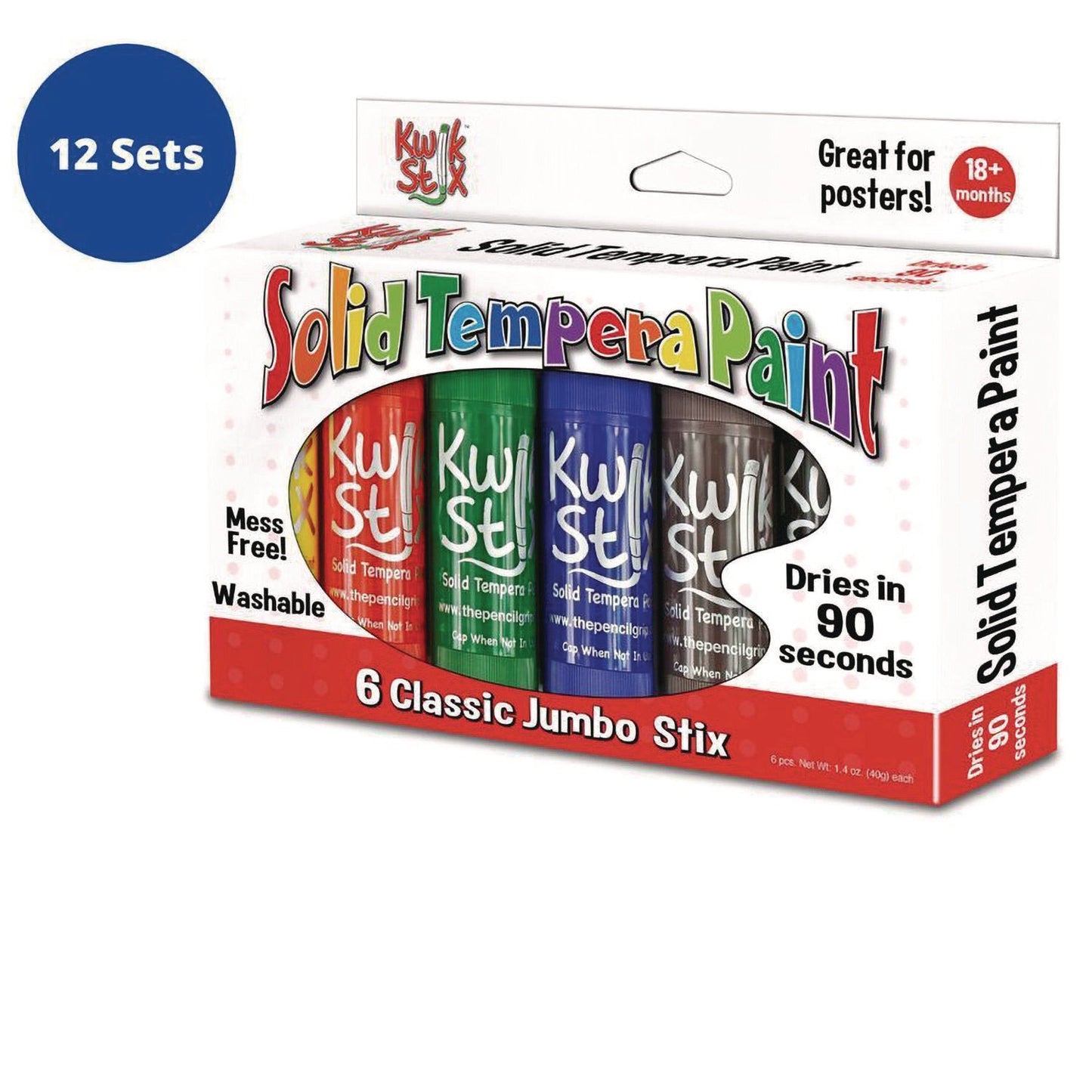 tpg-creations-kwik-stick-tempera-paint-6-assorted-classic-colors-6-pack-12-packs-carton-tpg64612_7
