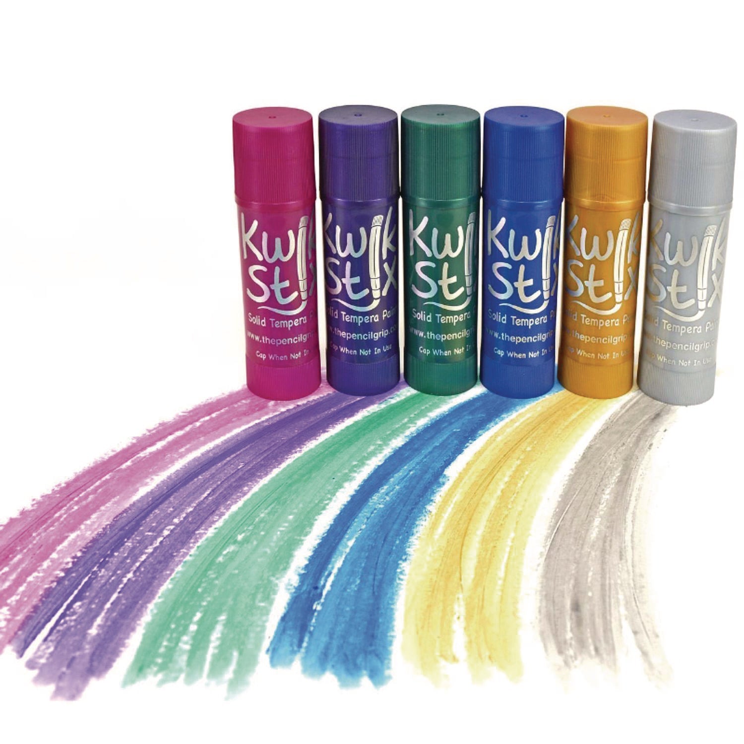 tpg-creations-kwik-stick-tempera-paint-6-assorted-metallic-colors-6-pack-12-packs-carton-tpg64712_3