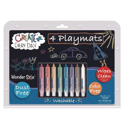 tpg-creations-wonder-stix-playmat-kit-8-assorted-pastel-wonderstix-and-4-playmats-pack-12-packs-carton-tpg64812_8