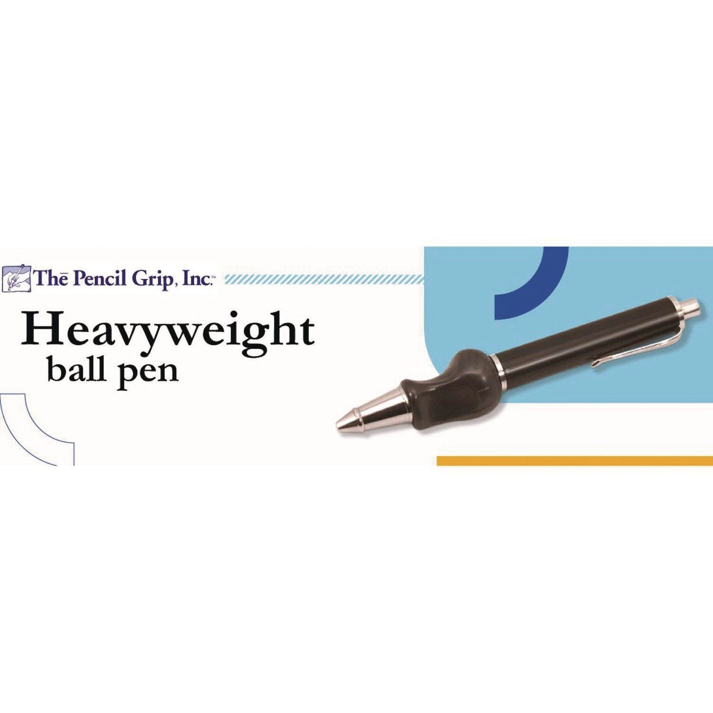 tpg-creations-heavyweight-ball-pen-w-the-pencil-grip-ballpoint-pen-retractable-med-0-7-mm-black-ink-black-silver-navy-barrel-8-carton-tpg65108_4