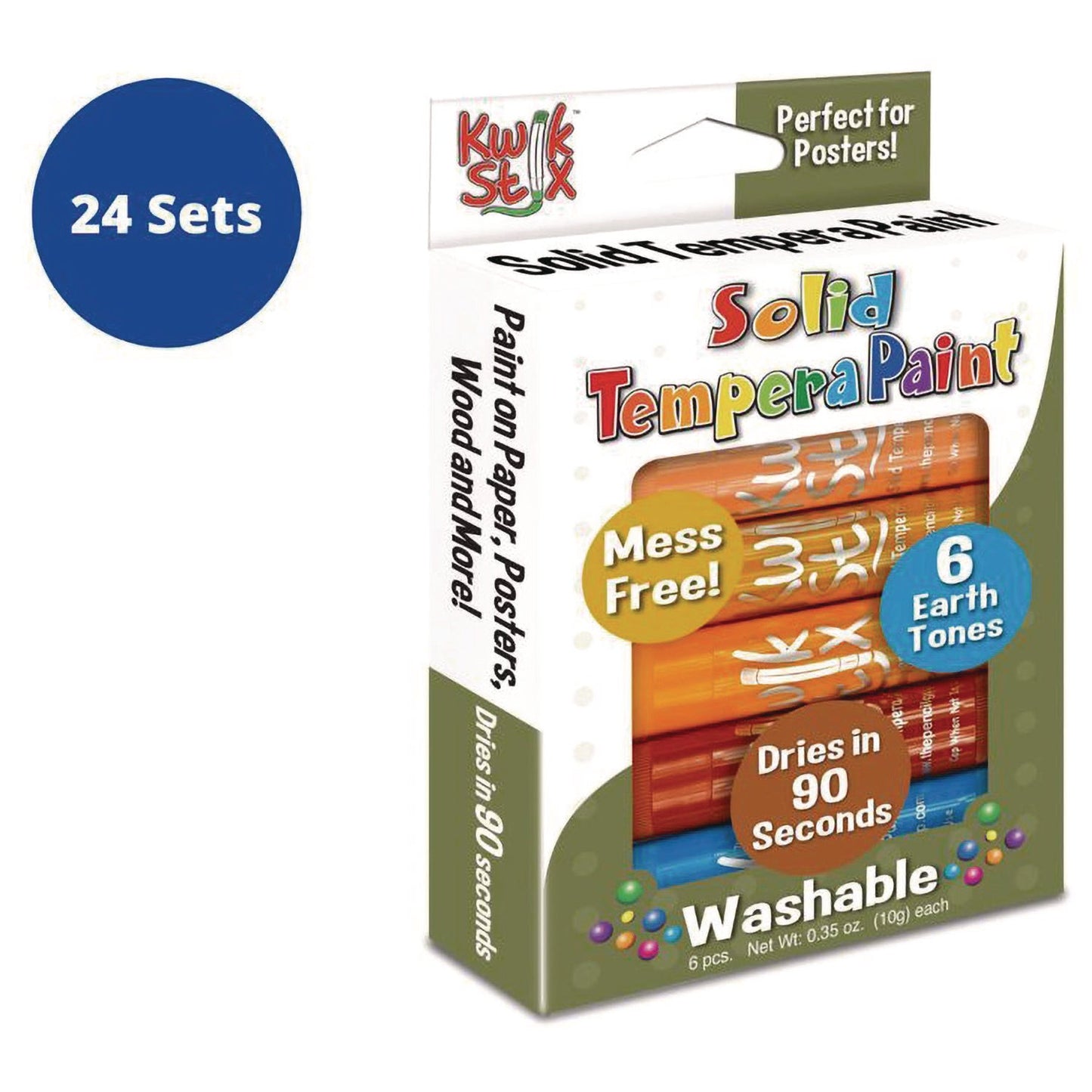 tpg-creations-kwik-stix-tempera-paint-set-6-assorted-earth-tones-colors-6-pack-24-packs-carton-tpg67624_5
