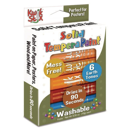 tpg-creations-kwik-stix-tempera-paint-set-6-assorted-earth-tones-colors-6-pack-24-packs-carton-tpg67624_7