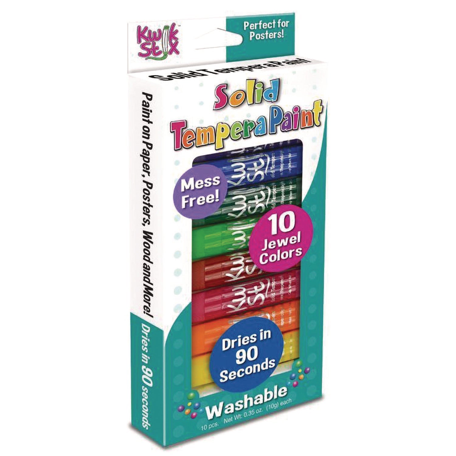 tpg-creations-kwik-stix-tempera-paint-set-10-assorted-jewel-tones-colors-10-pack-12-packs-carton-tpg67812_10