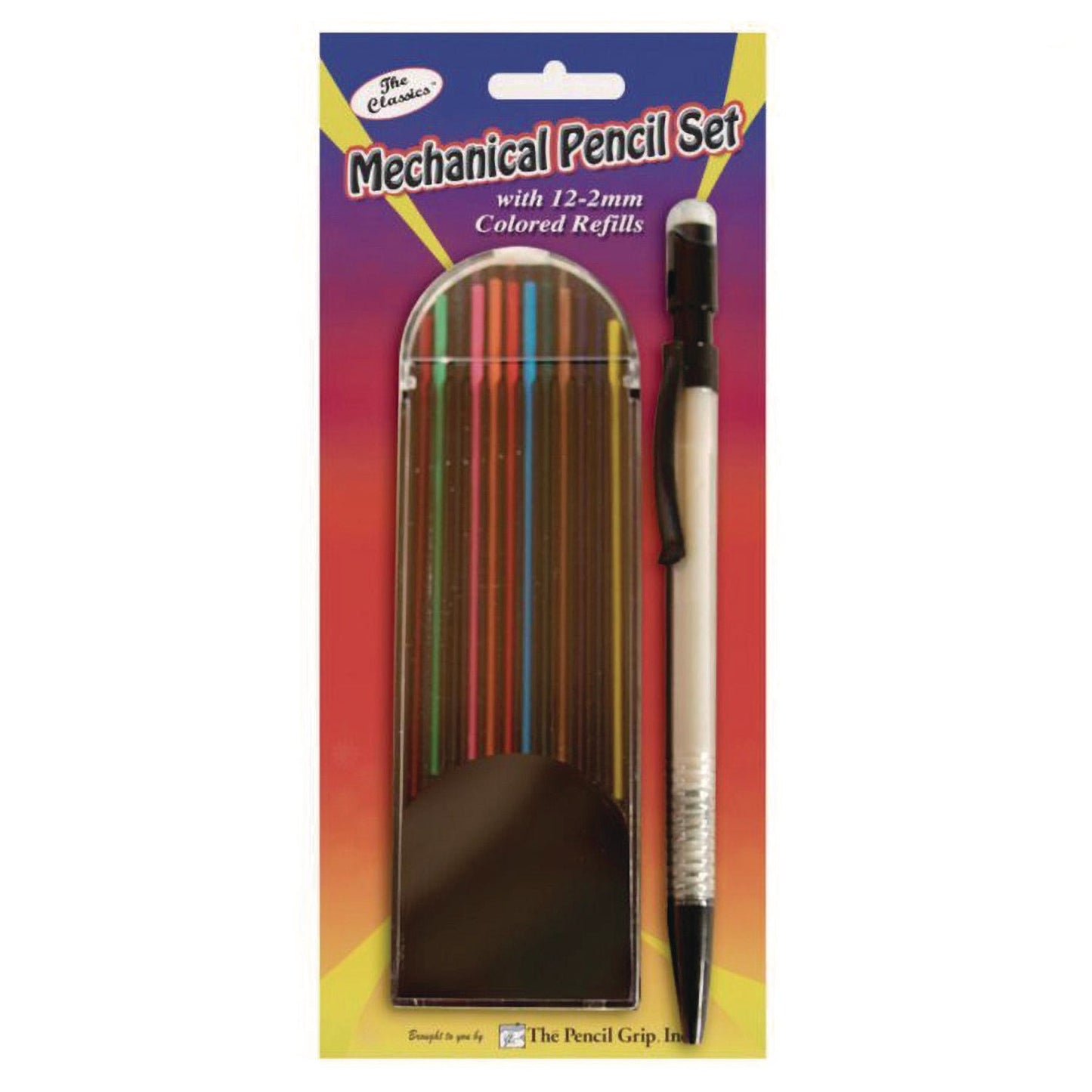 tpg-creations-mechanical-color-pencil-set-2-mm-12-assorted-lead-refills-gray-barrel-72-carton-tpg33072_7