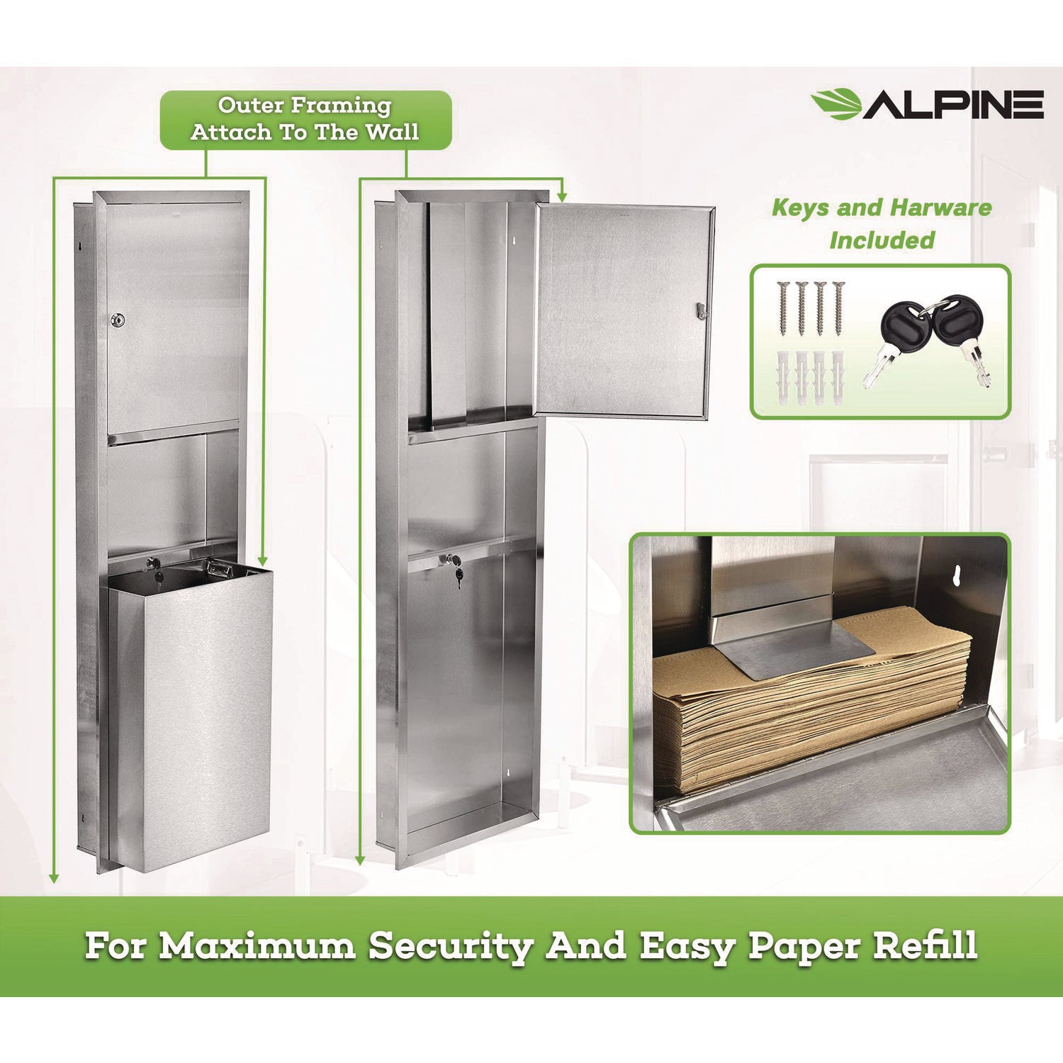 alpine-industries-stainless-steel-recessed-paper-towel-dispenser-with-waste-receptacle-56-x-4-x-17-alhalp492_8