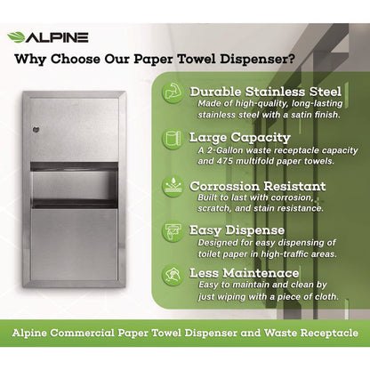 alpine-industries-recessed-commercial-paper-towel-dispenser-with-2-gal-waste-receptacle-28-x-4-3-x-14-stainless-steel-alhalp495_10