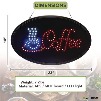 alpine-industries-led-oval-coffee-sign-23-x-14-black-frame-blue-red-graphics-alhalp49705_3
